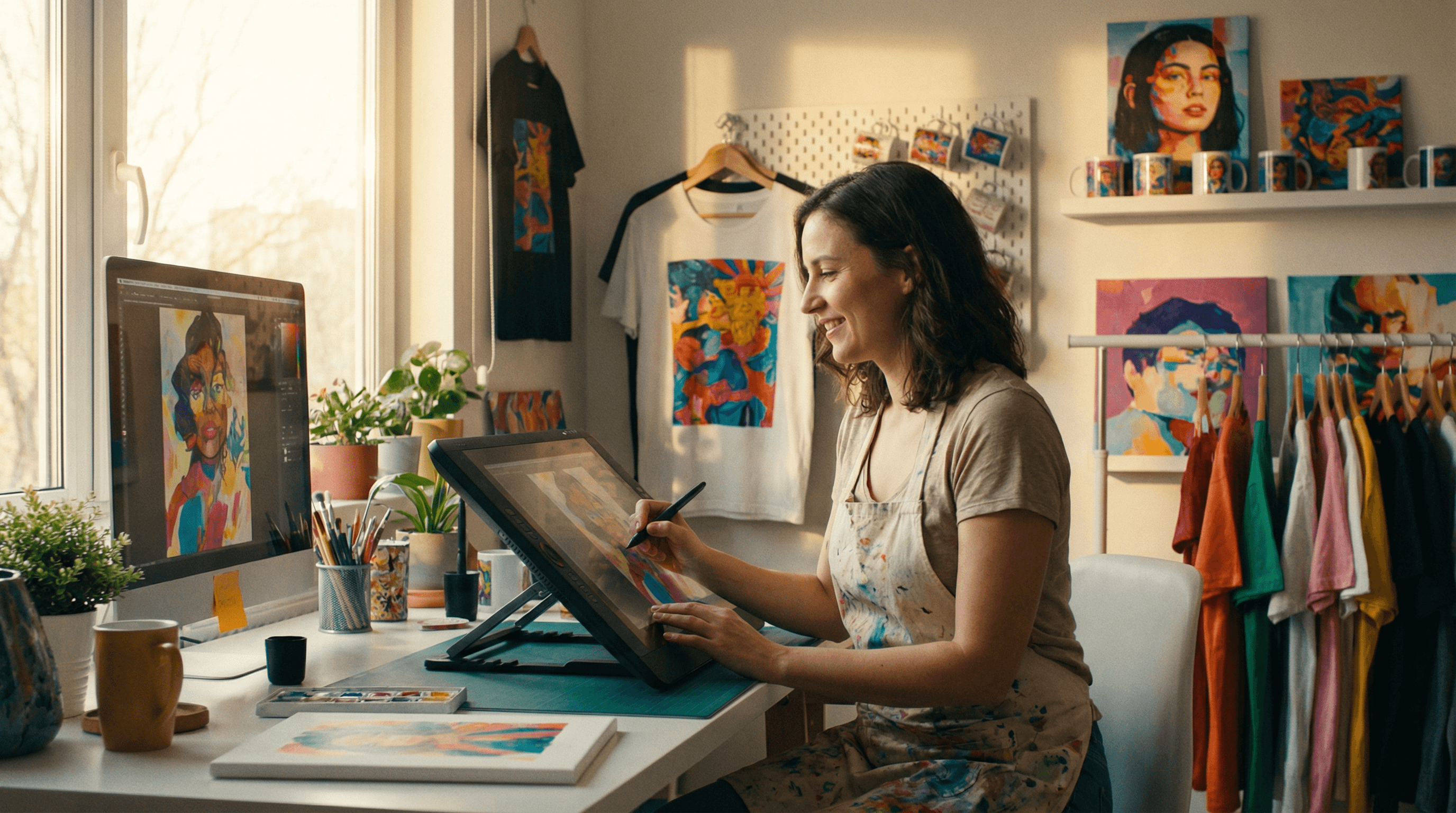 Cover for Artist Passive Income: The Complete Guide to Monetizing Your Art with POD and Original Works