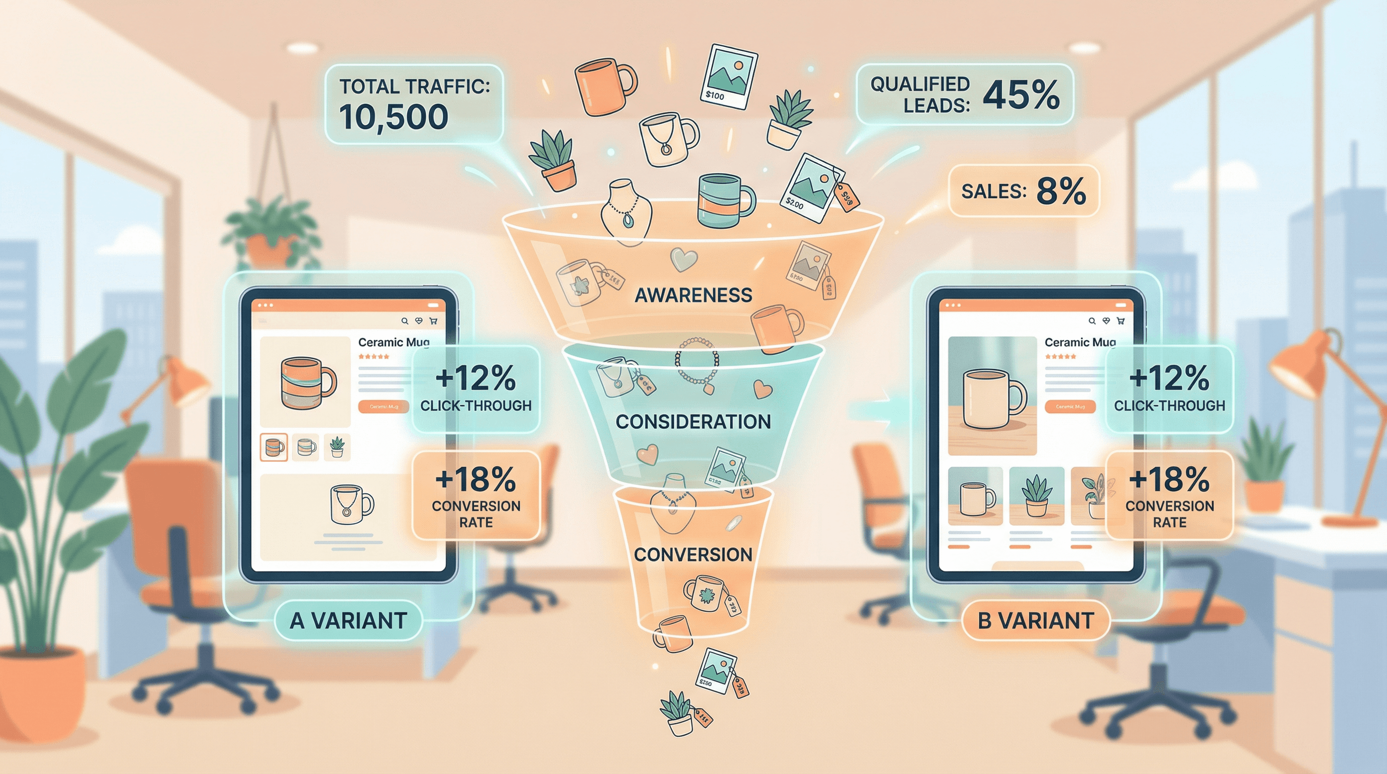 Cover for Etsy Conversion Optimization: Master A/B Testing to Transform Browsers Into Buyers