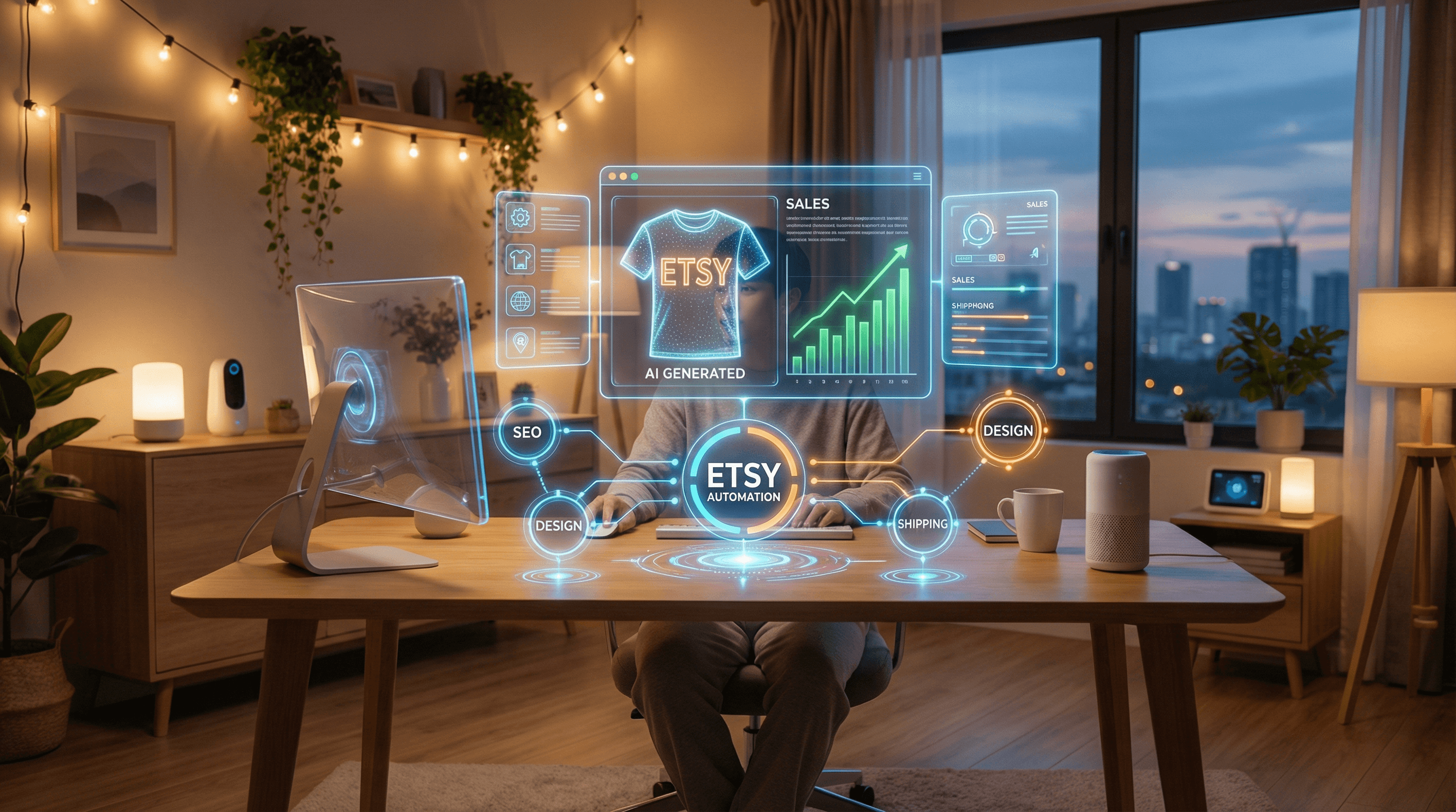 Cover for Intelligent Print on Demand Automation: The Future of Etsy Selling