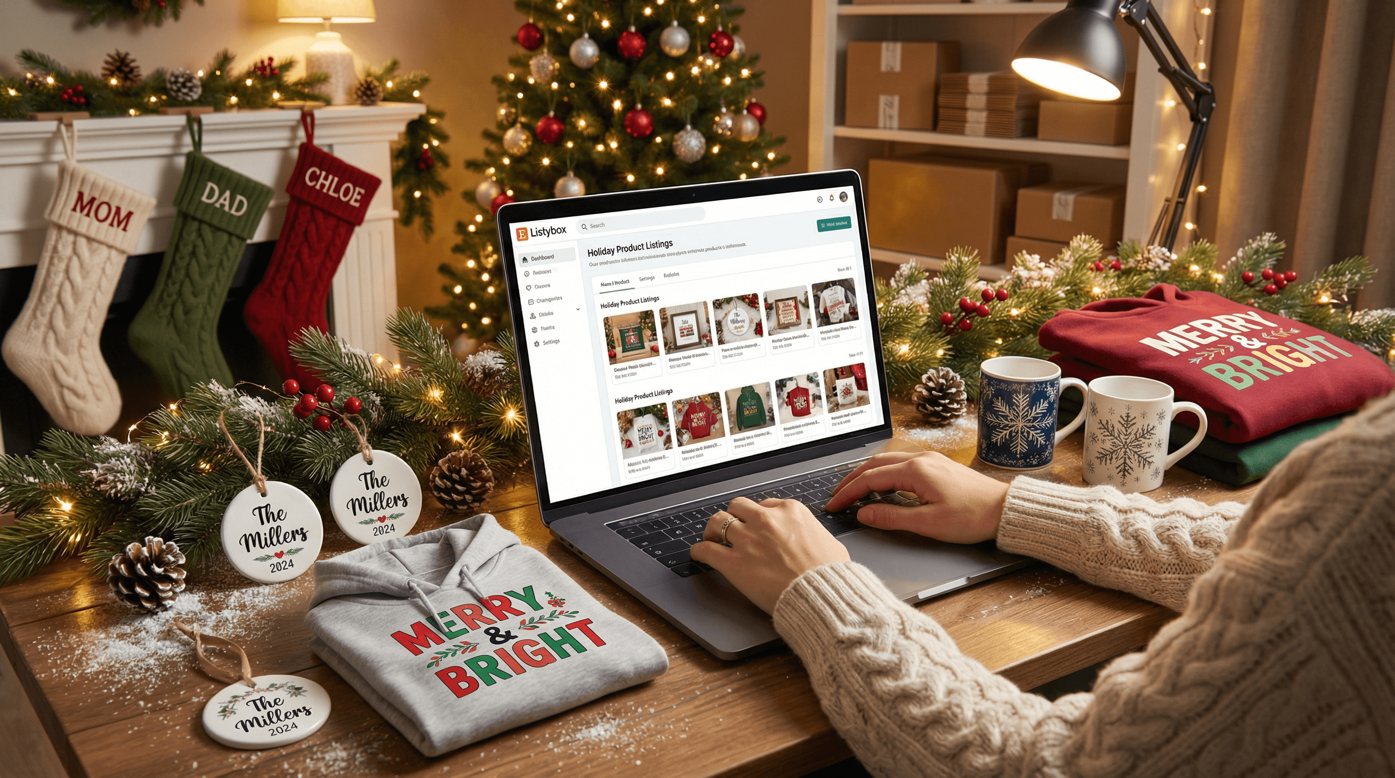 Cover for Christmas POD: Your Complete Guide to Dominating Q4 with Seasonal Designs