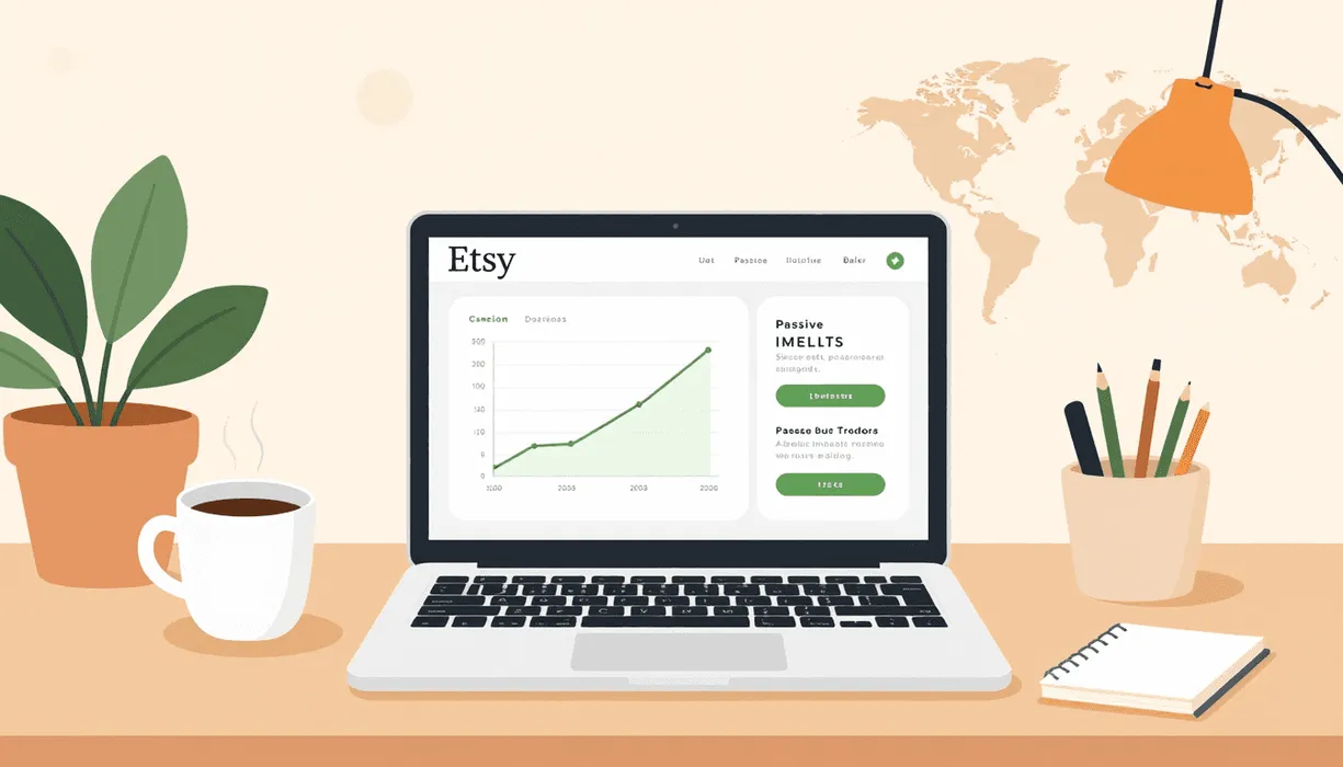 How to Make Money Online in 2026: The Realistic Path to Passive Income with Etsy Print on Demand blog post