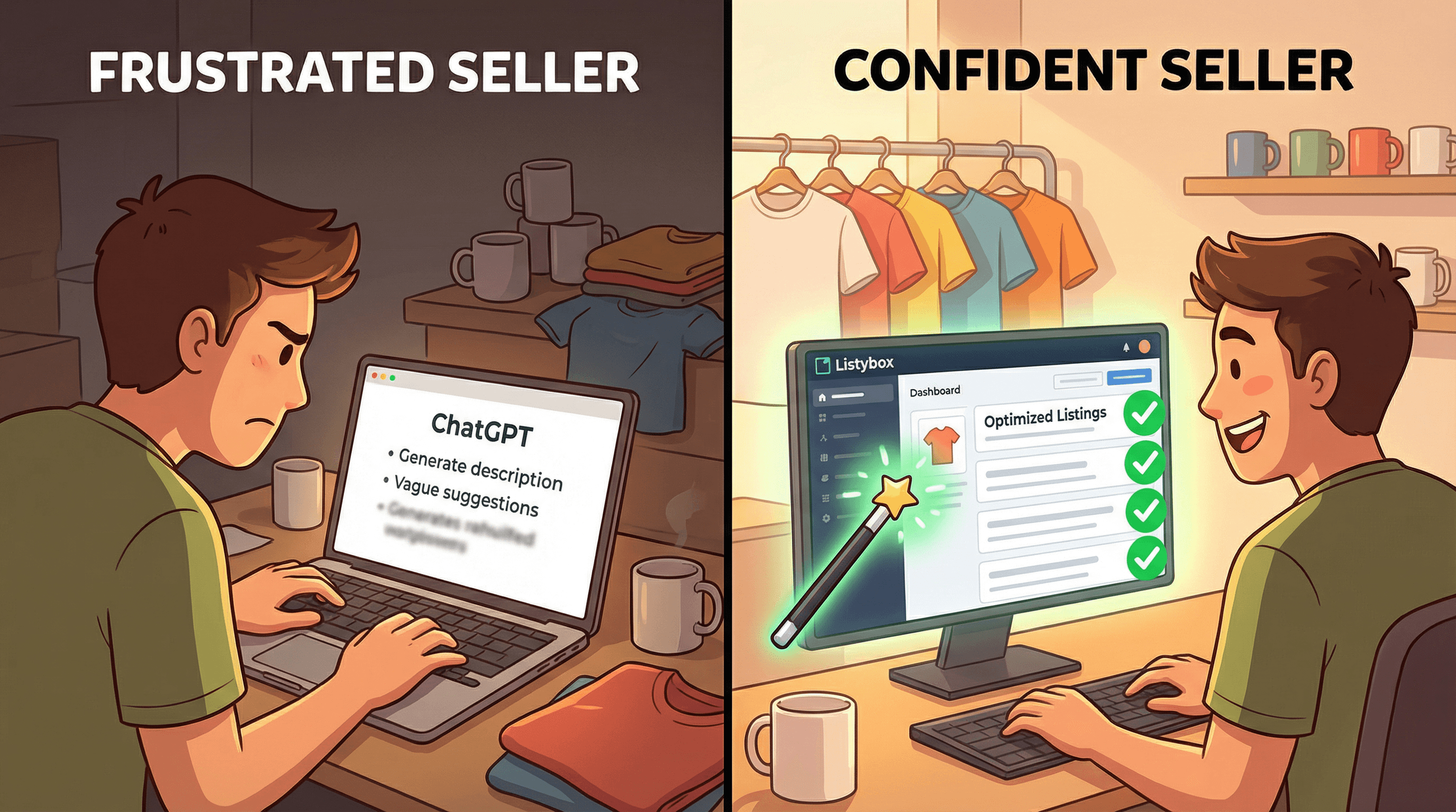 Cover for ChatGPT for Etsy Listings: The Hidden Problem with Generic AI (And What Actually Works)
