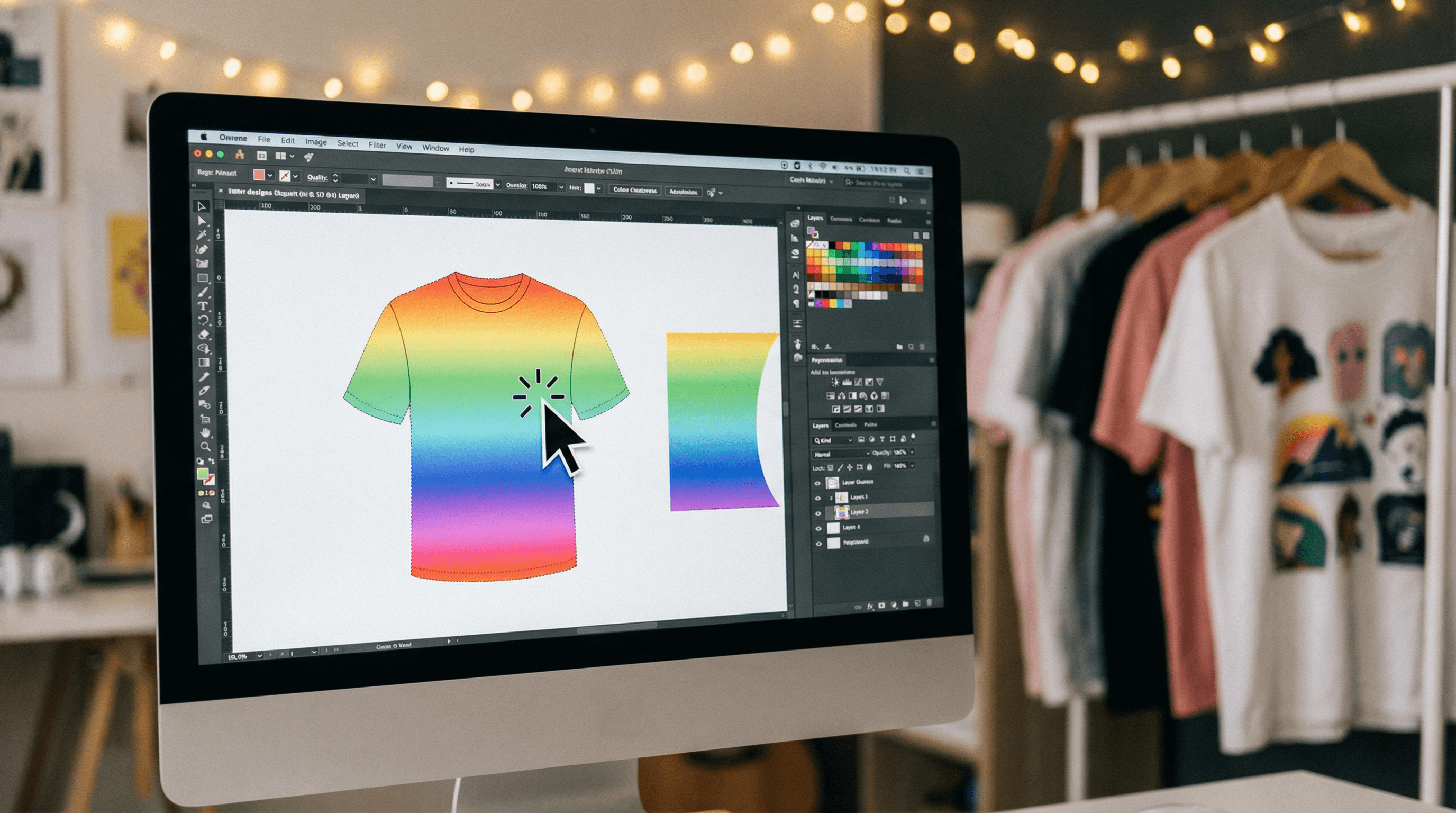 Cover for T-Shirt Design Masterclass: Techniques & Tools to Scale Your Etsy Store