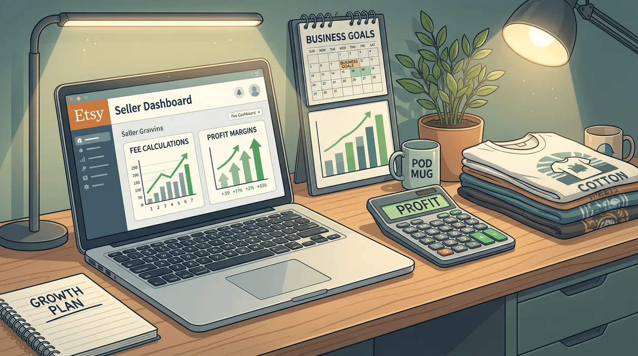 Etsy Fees Explained: The Complete 2026 Guide with Profit Margin Calculations blog post