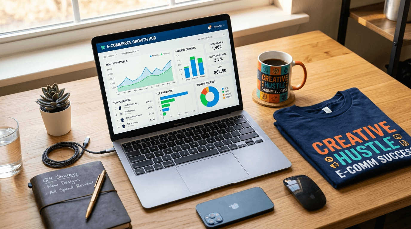 Cover for Etsy Shop Stats Analytics Guide: How to Read Data and Grow Sales